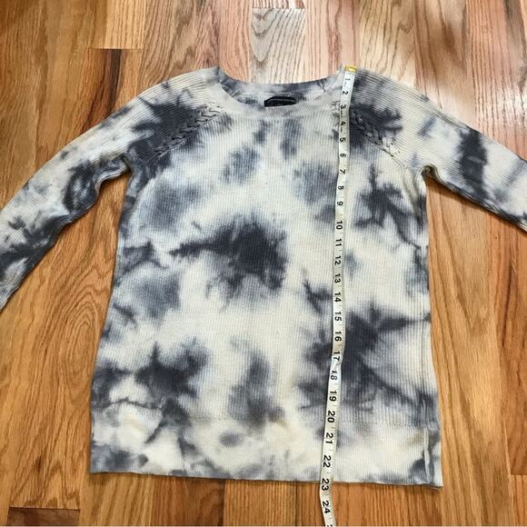 American eagle long sleeve tie dye ribbed sweater with braid detail size XS - Picture 3 of 5
